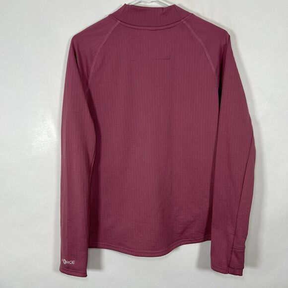 Carhartt Force Relaxed Fit Long Sleeve Mock Neck Pullover Womens Small Pink NWT - Picture 11 of 14